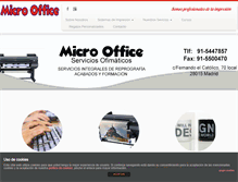 Tablet Screenshot of microoffice.es